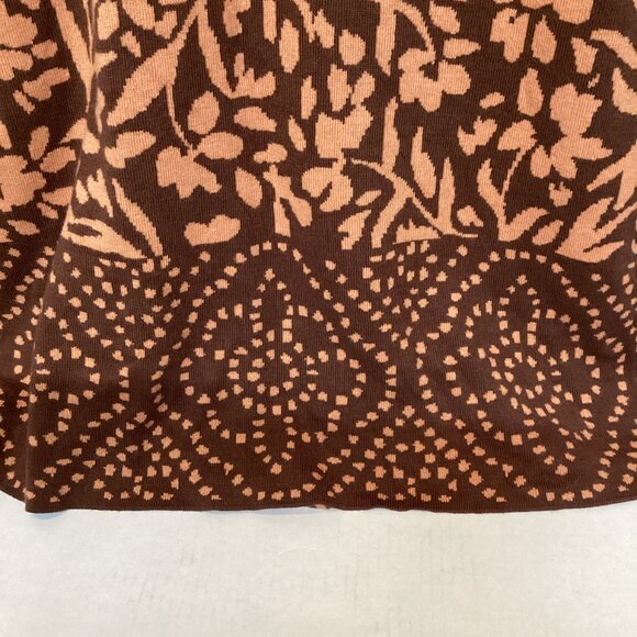 XXS & XS Floral Jacquard Cascade Front Cardigan -CLOVE  NEW ISAAC MIZRAHI LIVE! - Picture 8 of 11